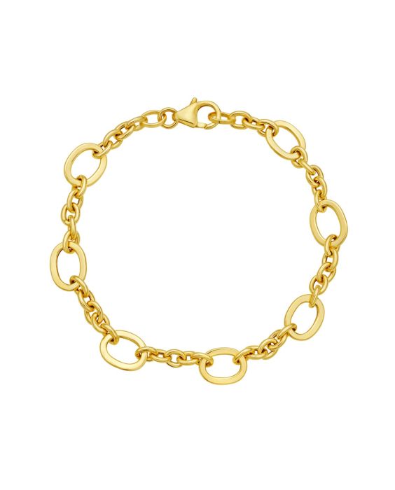 14K Five &amp; One Oval Link Chain