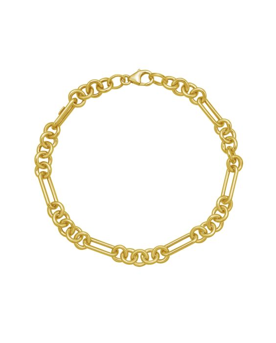 14K Five &amp; One Paperclip Link Chain