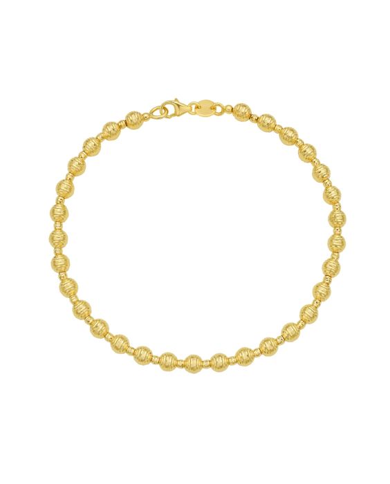 14K Disco DC Bead Chain