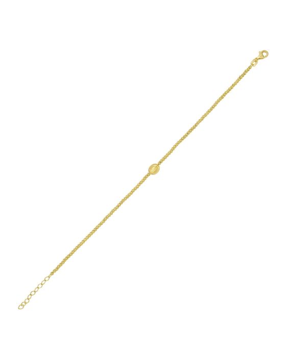 14K Virgin Mary Bracelet