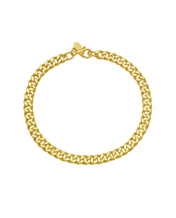 14K Petite Faceted Cuban Link Chain