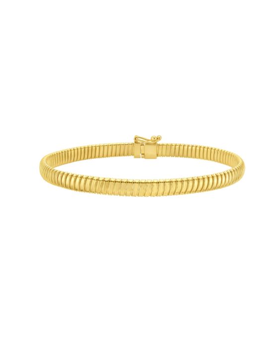 14K 4.7mm Tubogas Bracelet
