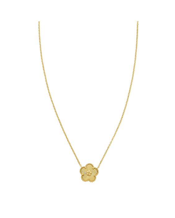 14K Radiating Flower Necklace