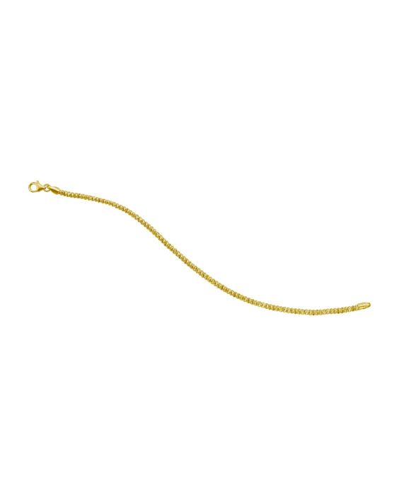 14K 2.7mm Sparkle Spring Chain