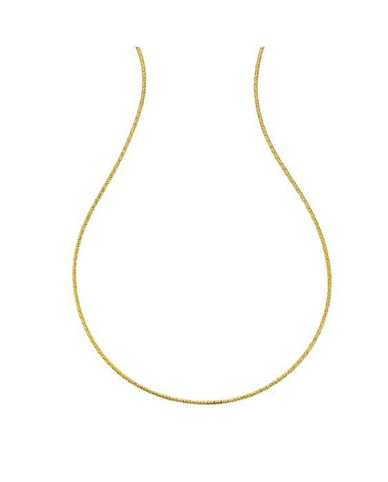14K 1.9mm Sparkle Spring Chain