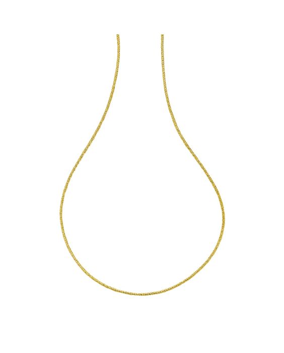 14K 1.7mm Sparkle Spring Chain