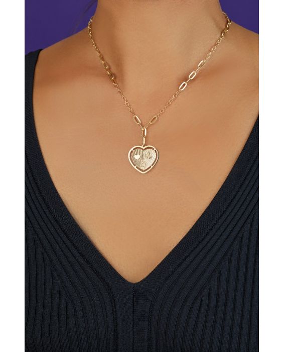 14K Lucky Forever Heart Necklace
