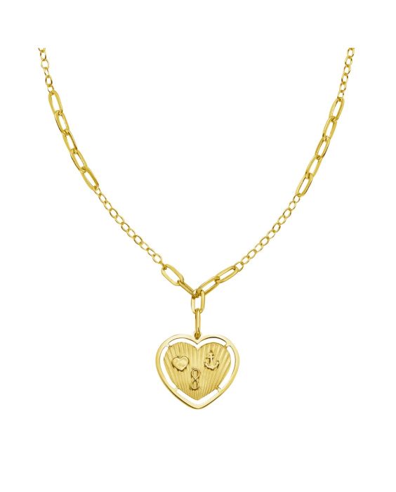 14K Lucky Forever Heart Necklace