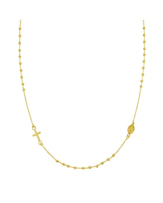 14K Rosary Necklace
