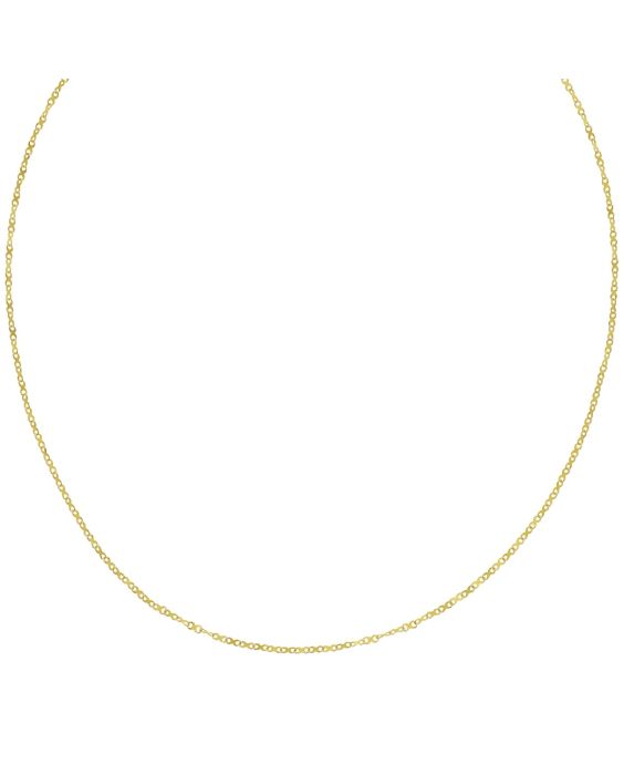 14K Mini Infinity Link Necklace