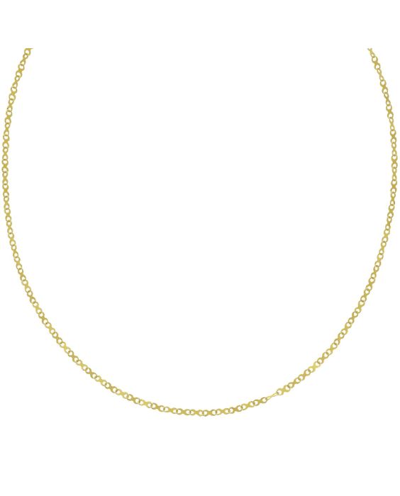 14K Large Infinity Link Necklace