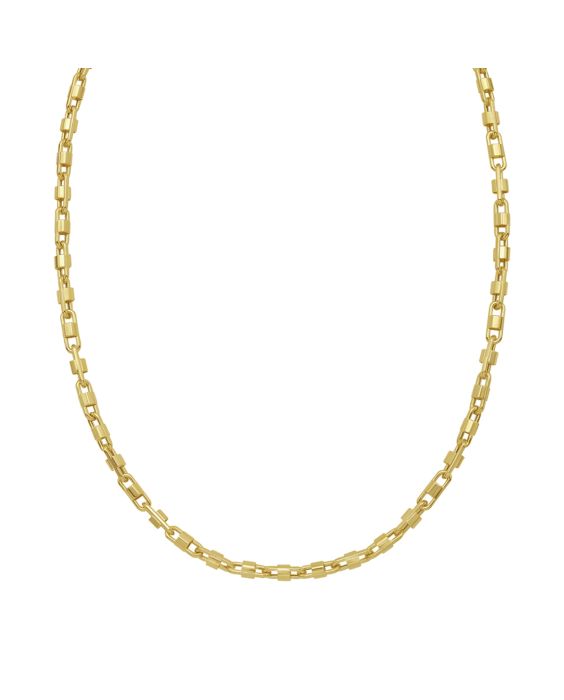 14K Gold Square Byzantine Chain