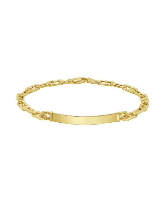 14K Gold Mariner ID Bracelet
