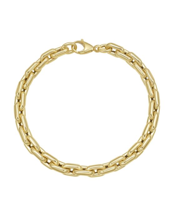 14K Men's Cable Link Bracelet