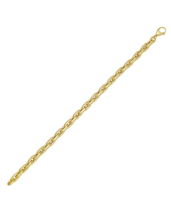 14K Men's Cable Link Bracelet