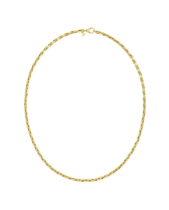 14K Men's Cable Link Necklace