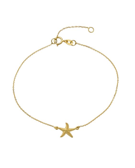 14k Gold Starfish Bracelet