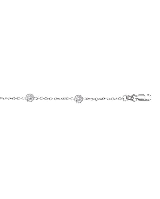 14K Gold CZ by the Yard Bracelet