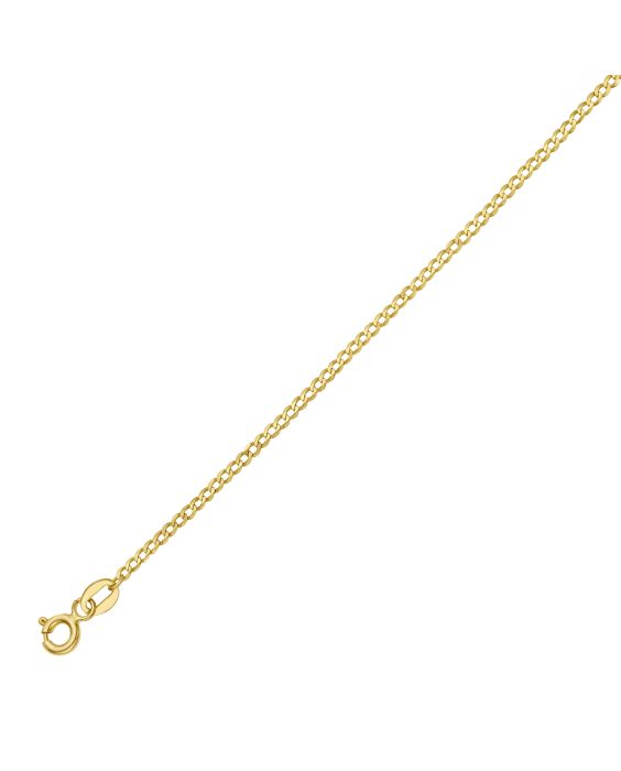 14K Gold 1.8mm Comfort Curb Chain