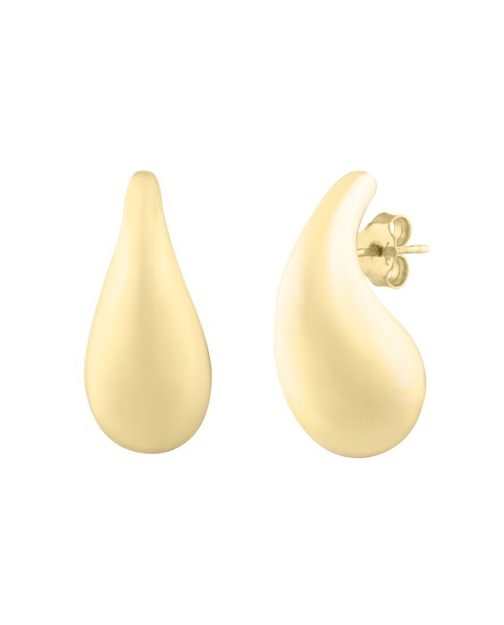 14K Large Raindrop Studs