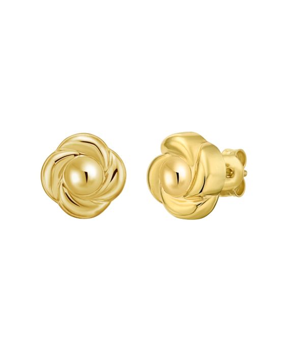 14K Floral Studs