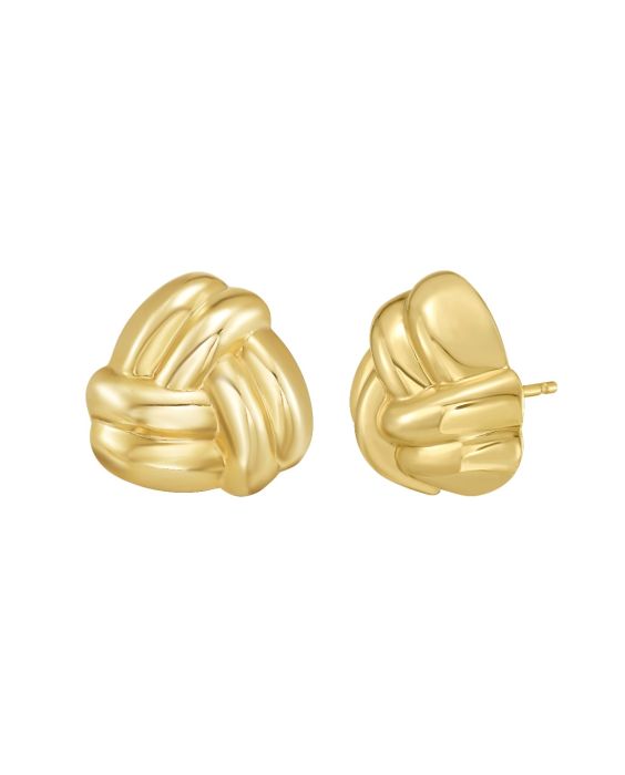 14K Large Double Knot Earrings