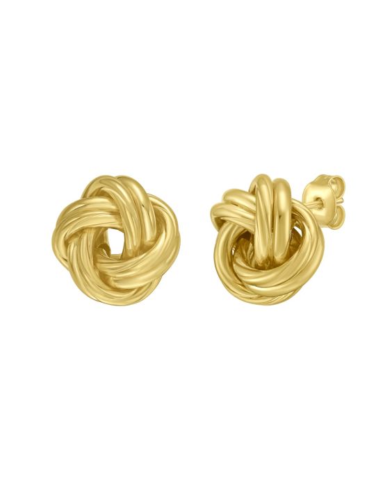 14K Gold Loveknot Studs