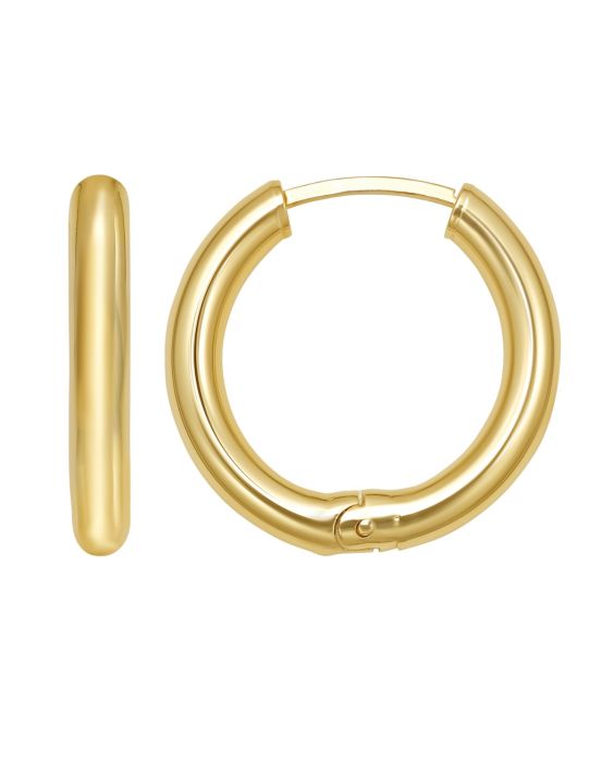 14K Hinged Hoop Earrings