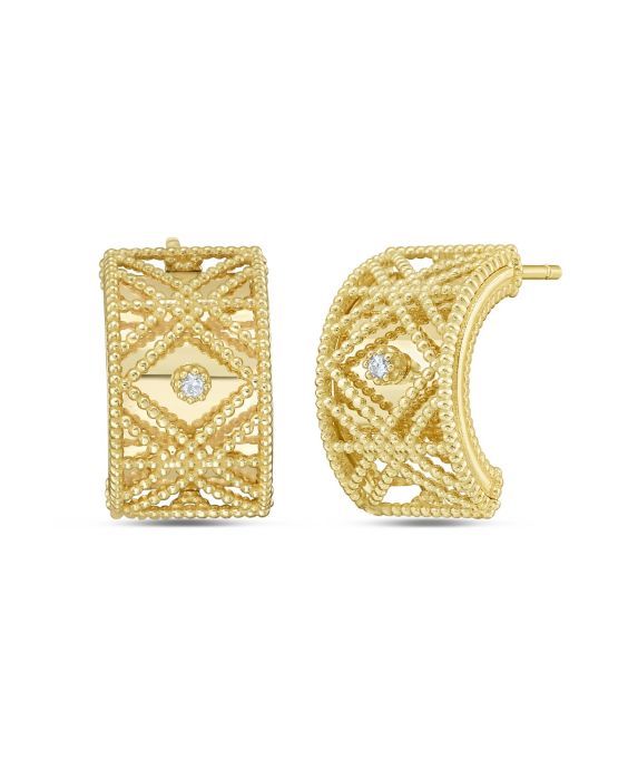 14K Diamond Vann&egrave;rie Earrings