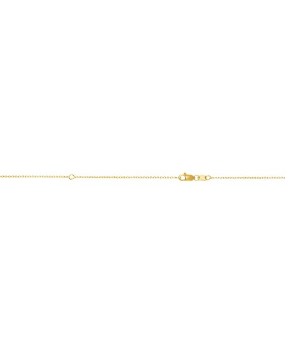 14K Gold 0.87mm Extendable Chain