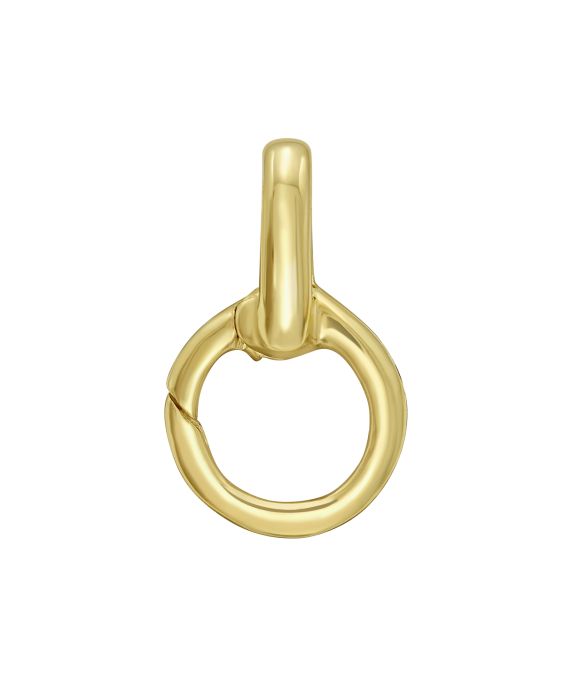 14K Charm Push Lock Doorknocker