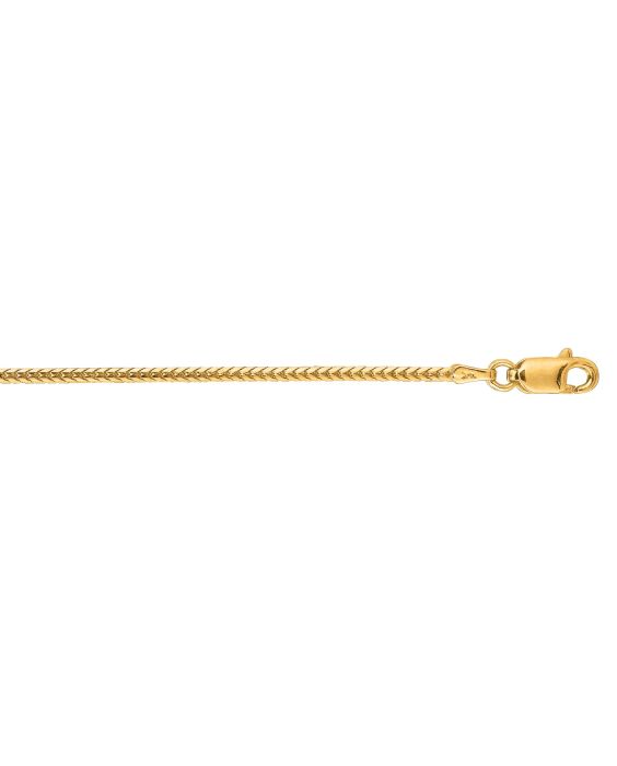 14K Gold 1.6mm Franco Chain