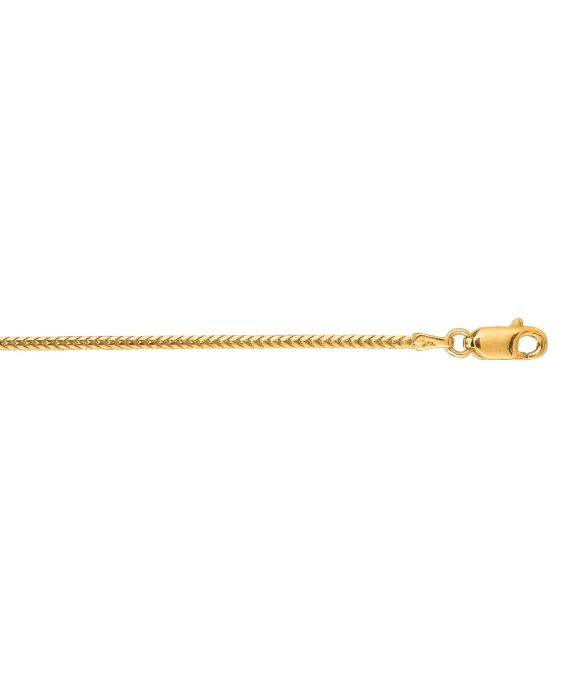 18K Gold 1.6mm Franco Chain