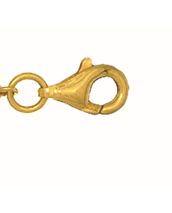 14K Gold 7mm Pear Shape Lobster Lock