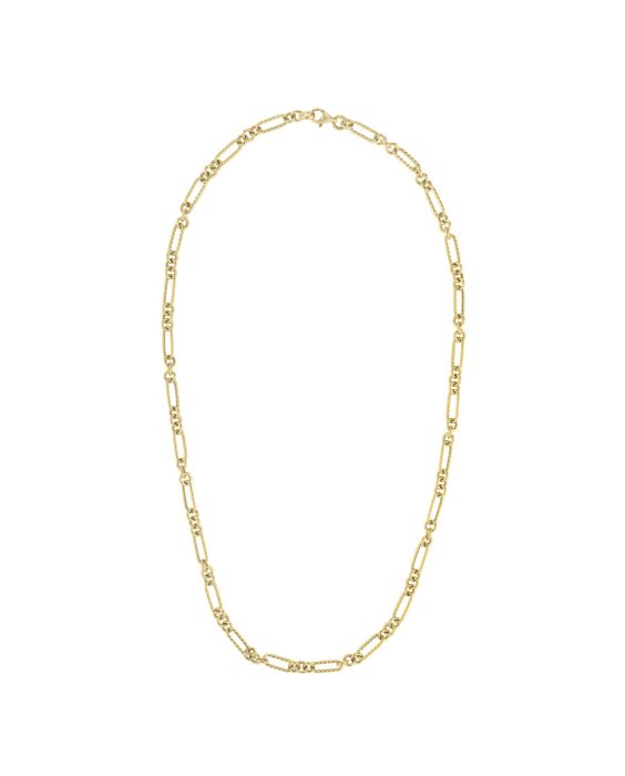 14K Petite Twist Figaro Chain