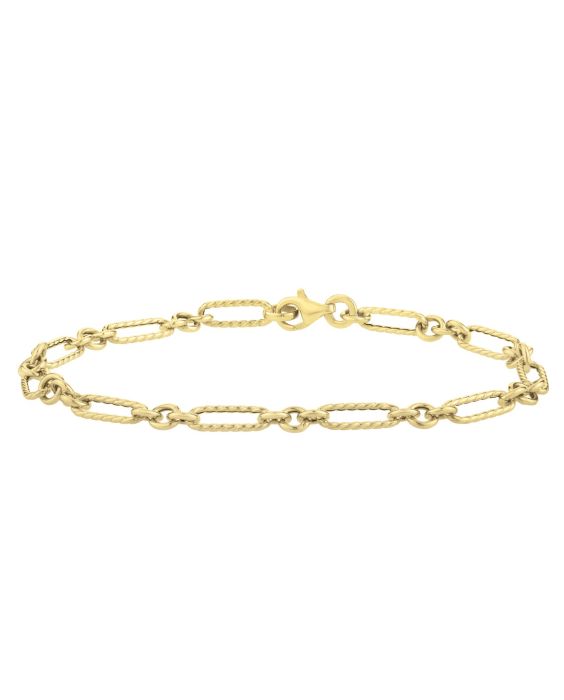 14K Petite Twist Figaro Chain