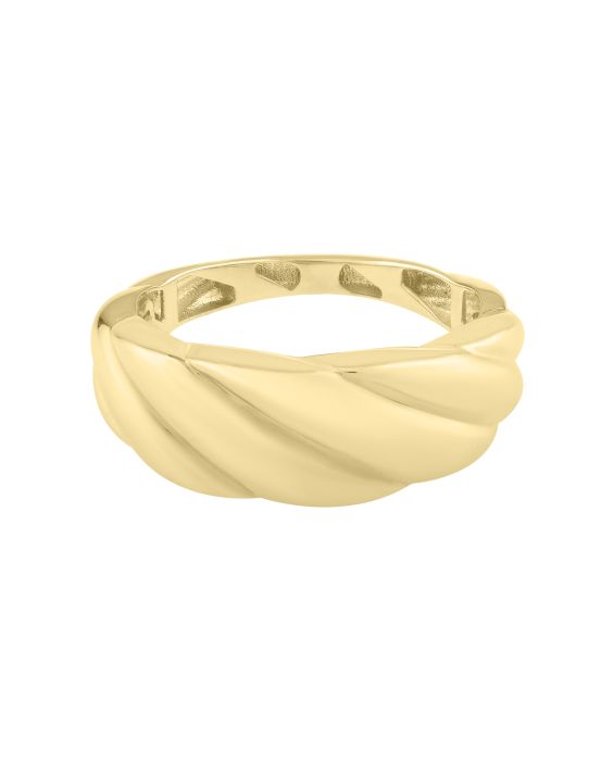 14K Gold Italian Cable Twist Ring