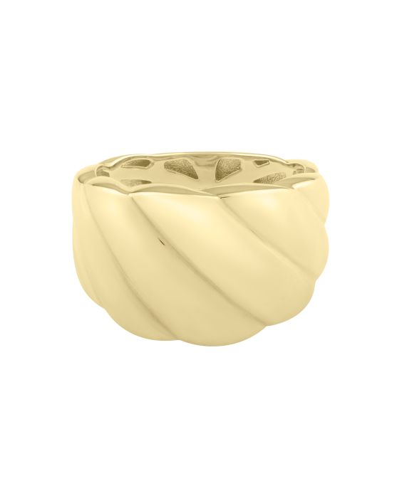 14K Gold Italian Cable Twist Ring
