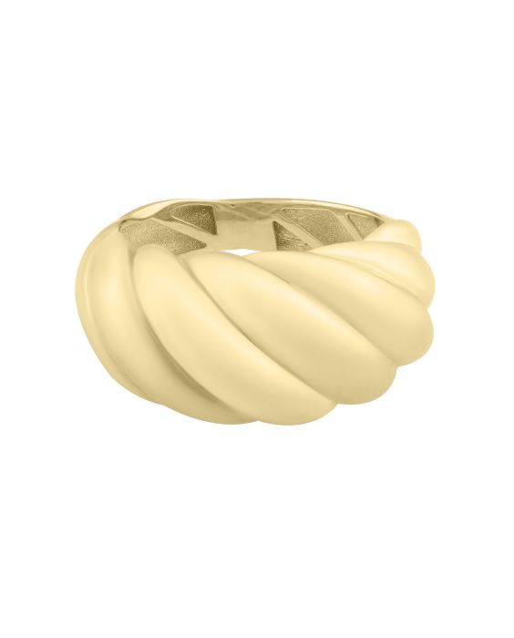 14K Gold Italian Cable Twist Ring