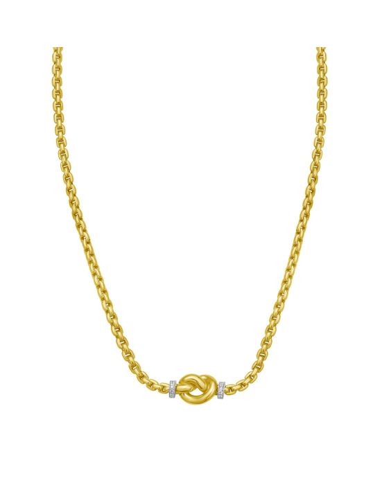 14K Venetian Knot Necklace