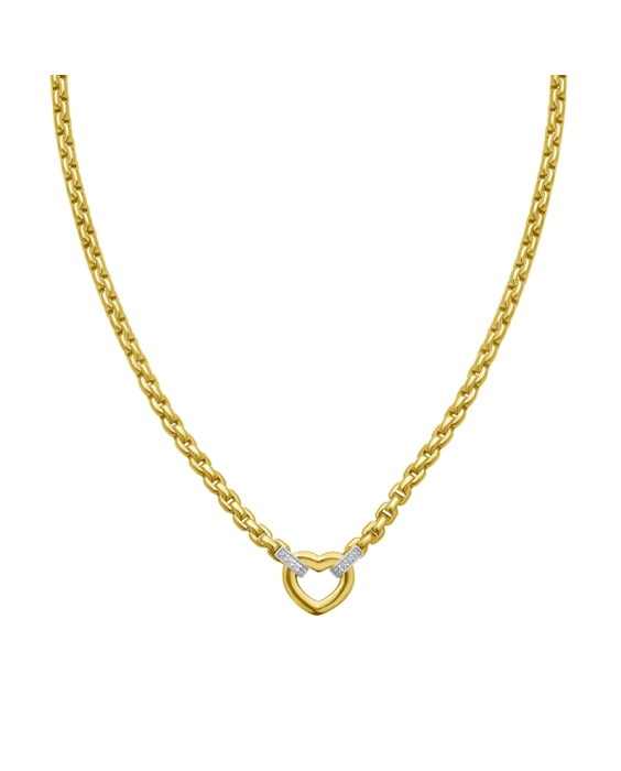 14K Venetian Heart Necklace
