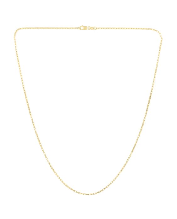14K Gold 1.3mm French Cable Chain