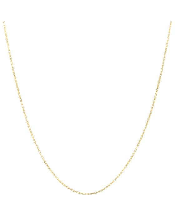 14K Gold 1.3mm French Cable Chain