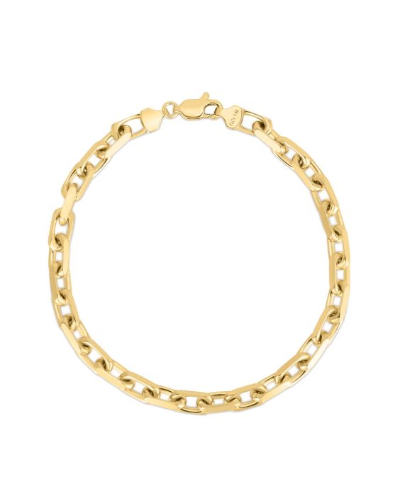 14K 4.8mm French Cable Chain
