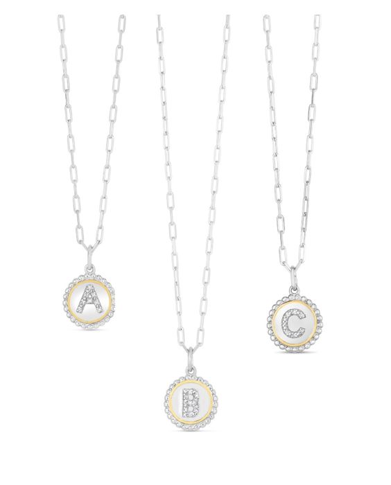 Prosecco Initials Necklace Series - All Letters