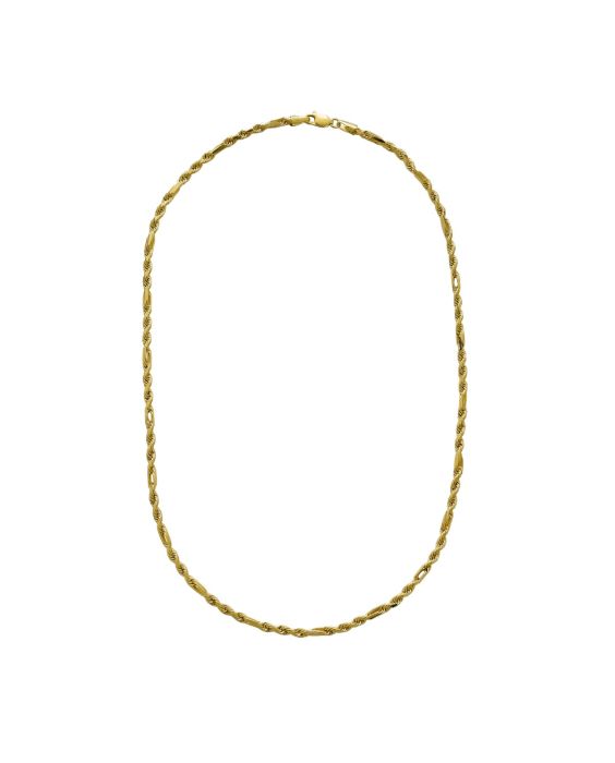 14k Gold 3mm Lite Figaro Chain