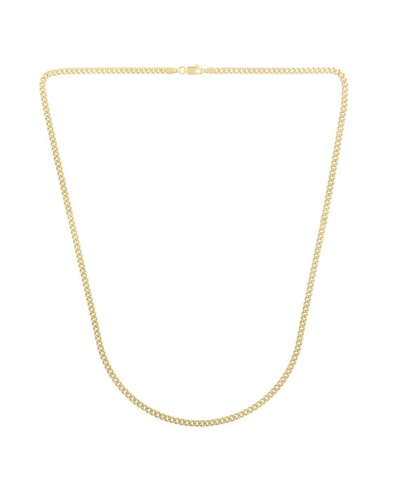 14K Gold 2.8mm Light Gourmette Chain