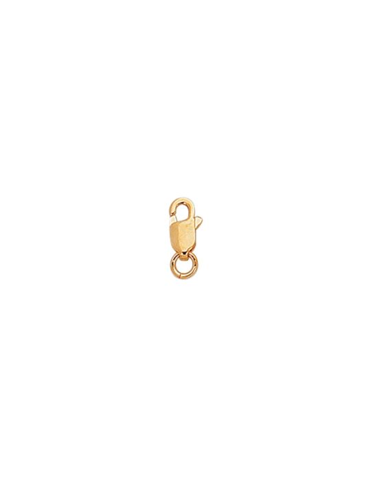 14K Gold 8mm Rectangular Lobster Lock