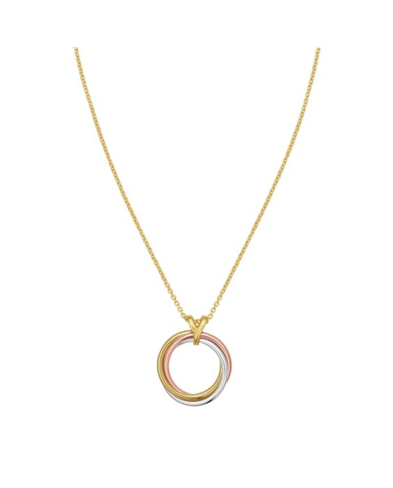 14K Trinity Circle Necklace