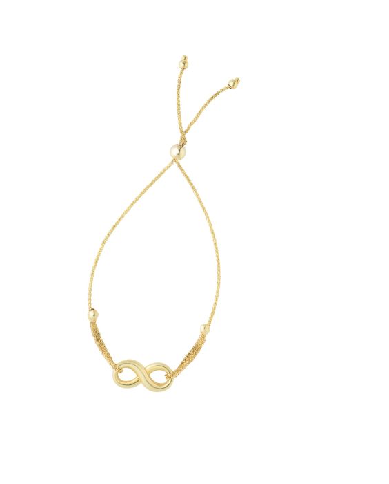 14K Gold Infinity Friendship Bracelet